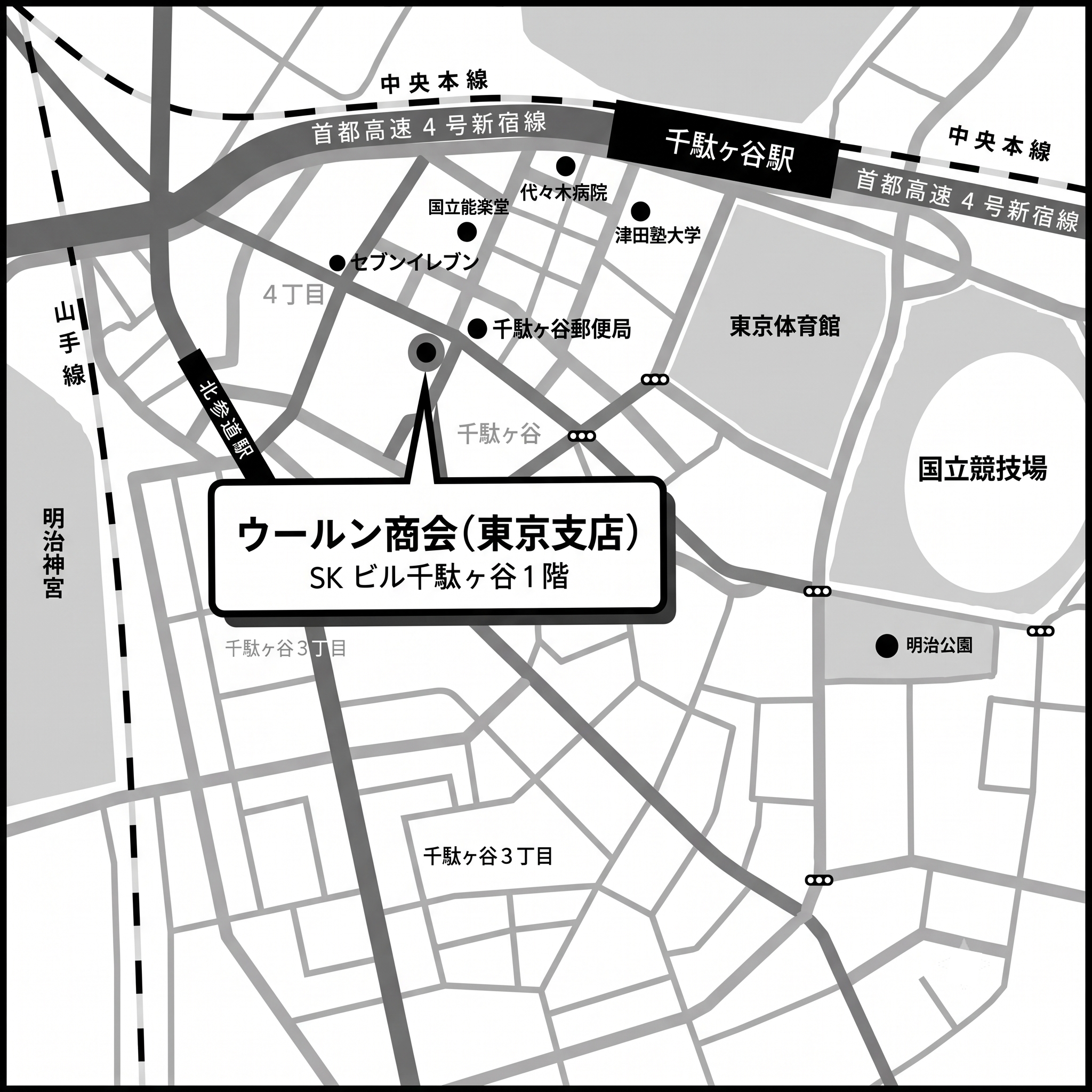 東京支社 周辺地図
